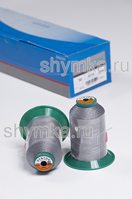 Нитки Synton 30 намотка 900м цвет 0318 СЕРЫЙ