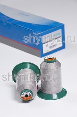 Нитки Synton 30 намотка 900м цвет 0321 КРЕМОВО-СЕРЫЙ