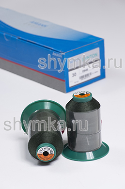 Нитки Synton 30 намотка 900м цвет 0846 ТЕМНО-ЗЕЛЕНЫЙ