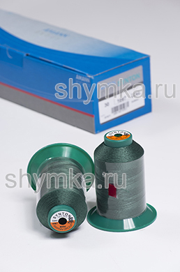 Нитки Synton 30 намотка 900м цвет 1097 ЗЕЛЕНЫЙ
