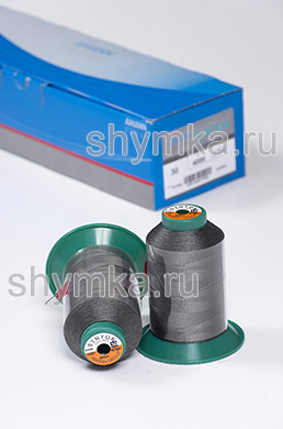 Нитки Synton 30 намотка 900м цвет 1361 АНТРАЦИТ