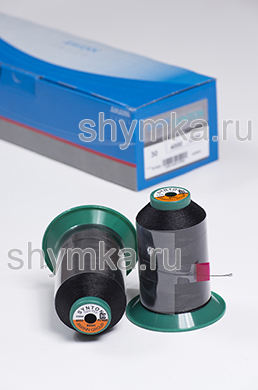 Нитки Synton 30 намотка 900м цвет 4000 ЧЕРНЫЙ