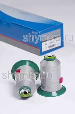 Нитки Synton 40 намотка 1200м цвет 0412 ЖЕМЧУЖНО-СЕРЫЙ