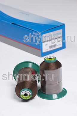 Нитки Synton 40 намотка 1200м цвет 1224 КОРИЧНЕВЫЙ