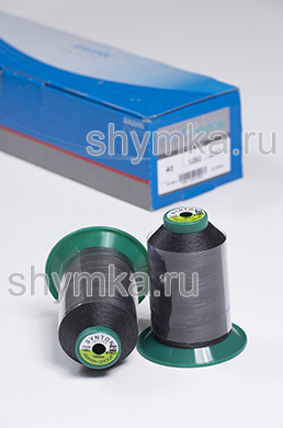 Нитки Synton 40 намотка 1200м цвет 1282 ТЕМНЫЙ АНТРАЦИТ