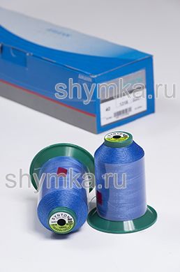 Нитки Synton 40 намотка 1200м цвет 1318 СИНЕ-ГОЛУБОЙ