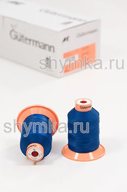 Нитки Gutermann Tera 10 намотка 300м
цвет 0312 СИНИЙ