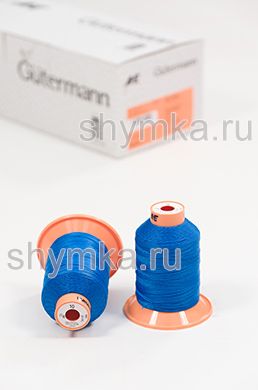 Нитки Gutermann Tera 10 намотка 300м цвет 0386 ТЕМНО-ГОЛУБОЙ