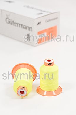 Нитки Gutermann Tera 10 намотка 300м цвет 3835 НЕОНОВО-ЖЕЛТЫЙ