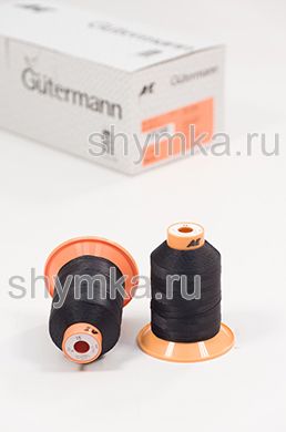 Нитки Gutermann Tera 15 намотка 400м цвет 0036 ГРАФИТ