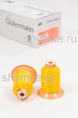 Нитки Gutermann Tera 15 намотка 400м цвет 0106 ЖЕЛТЫЙ