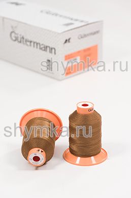 Нитки Gutermann Tera 15 намотка 400м цвет 0124 МЕДНО-КОРИЧНЕВЫЙ