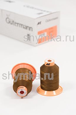 Нитки Gutermann Tera 15 намотка 400м цвет 0450 ТЕМНО-МЕДНЫЙ