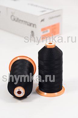 Нитки Gutermann Tera 20 намотка 2000м цвет 0000 ЧЕРНЫЙ