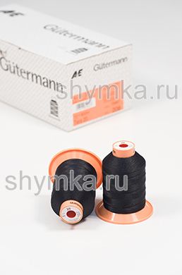 Нитки Gutermann Tera 20 намотка 600м цвет 0000 ЧЕРНЫЙ