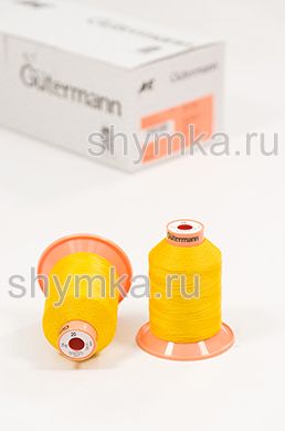 Нитки Gutermann Tera 20 намотка 600м цвет 0106 ЖЕЛТЫЙ