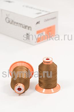 Нитки Gutermann Tera 20 намотка 600м цвет 0124 МЕДНО-КОРИЧНЕВЫЙ