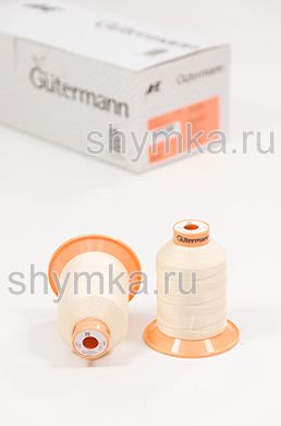 Нитки Gutermann Tera 20 намотка 600м цвет 0414 СВЕТЛО-КРЕМОВЫЙ