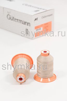 Нитки Gutermann Tera 20 намотка 600м цвет 0722 СЕРО-КРЕМОВЫЙ