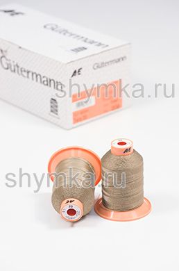 Нитки Gutermann Tera 20 намотка 600м цвет 0208 СЕРО-КОРИЧНЕВЫЙ