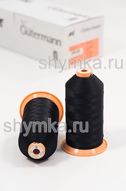 Нитки Gutermann Tera 30 намотка 3000м цвет 0000 ЧЕРНЫЙ