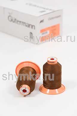 Нитки Gutermann Tera 30 намотка 900м цвет 0450 ТЕМНО-МЕДНЫЙ