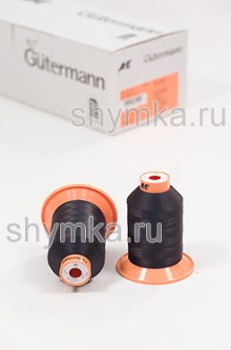 Нитки Gutermann Tera 40 намотка 1200м цвет 0036 ГРАФИТ