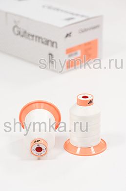 Нитки Gutermann Tera 40 намотка 1200м цвет 0111 МОЛОЧНЫЙ