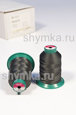 Нитки Solid 20 намотка 600м цвет 1361 АНТРАЦИТ