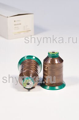 Нитки Solid 40 намотка 1200м цвет 0186 БЕЖЕВО-ШОКОЛАДНЫЙ