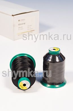 Нитки Solid 60 намотка 1800м цвет 4000 ЧЕРНЫЙ