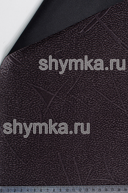 Флок в полотне ТЕМНО-СЕРЫЙ Брызги 
толщина 1мм ширина 1,4м