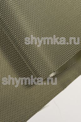 Ткань Оксфорд 1680D 490г/кв.м водоотталкивающая 
ПВХ СВЕТЛЫЙ ХАКИ №423 ширина 1,45м