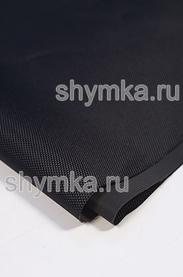 Ткань Оксфорд 1680D 500г/кв.м водоотталкивающая 
ПВХ ЧЕРНАЯ №322 ширина 1,5м