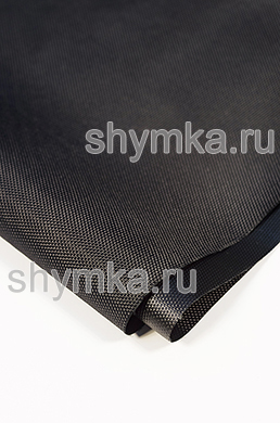 Ткань Оксфорд 1680D 240г/кв.м водоотталкивающая 
1000ULY ЧЕРНАЯ №322 ширина 1,45м