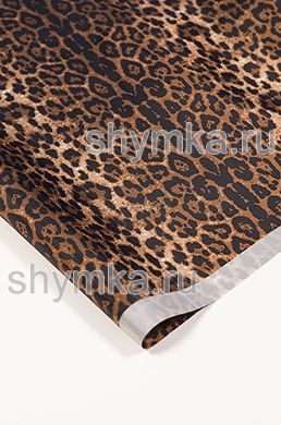 Ткань Оксфорд 210D 100г/кв.м водоотталкивающая 
1000PU Принт ЛЕОПАРД ширина 1,45м