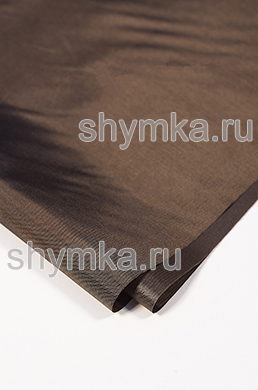 Ткань Оксфорд 210D 83г/кв.м водоотталкивающая 
1000PU КОРИЧНЕВАЯ ширина 1,5м