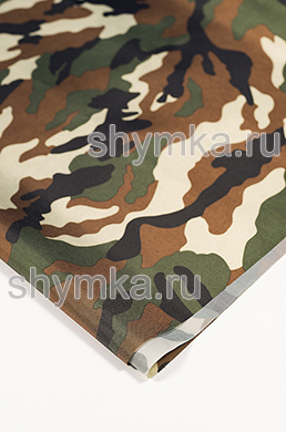 Ткань Оксфорд 210D 85г/кв.м водоотталкивающая 
1000PU КАМУФЛЯЖ СПЛАВ ЗЕЛЕНЫЙ ширина 1,4м