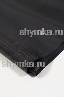 Ткань Оксфорд 210D 95г/кв.м водоотталкивающая 
1000PU ЧЕРНАЯ №2 ширина 1,4м