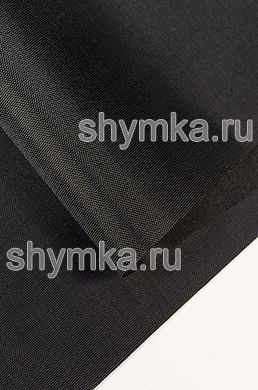 Ткань Оксфорд 210D 90г/кв.м водоотталкивающая 
1000PU ЧЕРНАЯ NEW №1 ширина 1,4м