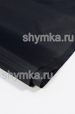 Ткань Оксфорд ЭК 85г/кв.м водоотталкивающая 
ЧЕРНАЯ ширина 1,45м