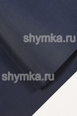Ткань Оксфорд 240D 115г/кв.м водоотталкивающая 
2000PU ТЕМНО-СИНЯЯ ширина 1,45м