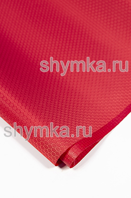 Ткань Оксфорд Рип-Стоп 300D 155г/кв.м
водоотталкивающая 1000PU СОТЫ КРАСНАЯ №162