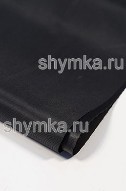 Ткань Оксфорд 300D 170г/кв.м водоотталкивающая 
3000PU ЧЕРНАЯ №1 ширина 1,45м