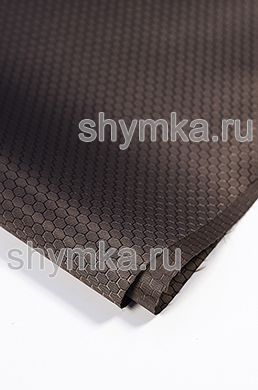 Ткань Оксфорд Рип-Стоп 300D 155г/кв.м
водоотталкивающая 1000PU СОТЫ КОРИЧНЕВАЯ №520