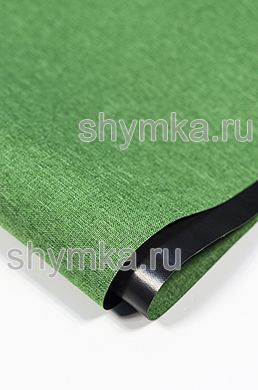 Ткань Оксфорд 300D 410г/кв.м водоотталкивающая 
ПВХ СНЕГ САЛАТОВАЯ №334 ширина 1,45м