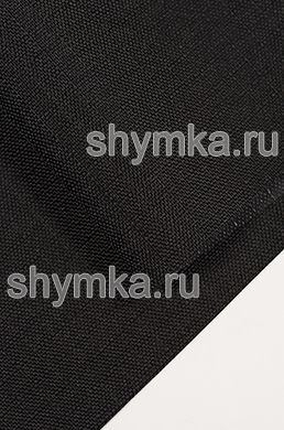 Ткань Оксфорд Рип-Стоп 600D 220г/кв.м 
водоотталкивающая 1000PU ЧЕРНАЯ ширина 1,45м