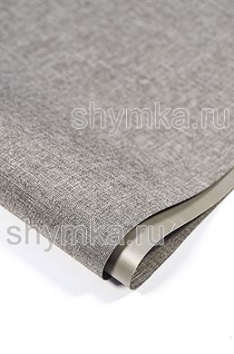 Ткань Оксфорд 600D 430г/кв.м водоотталкивающая 
ПВХ СНЕГ БЕЖЕВО-СЕРАЯ ширина 1,45м