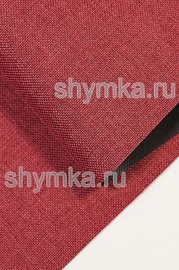 Ткань Оксфорд 600D 390г/кв.м водоотталкивающая 
ПВХ СНЕГ КРАСНАЯ №22 ширина 1,45м