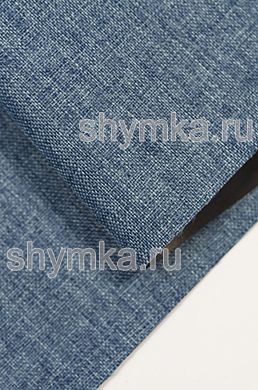 Ткань Оксфорд 600D 390г/кв.м водоотталкивающая 
ПВХ СНЕГ СЕРО-БИРЮЗОВАЯ №3 ширина 1,45м